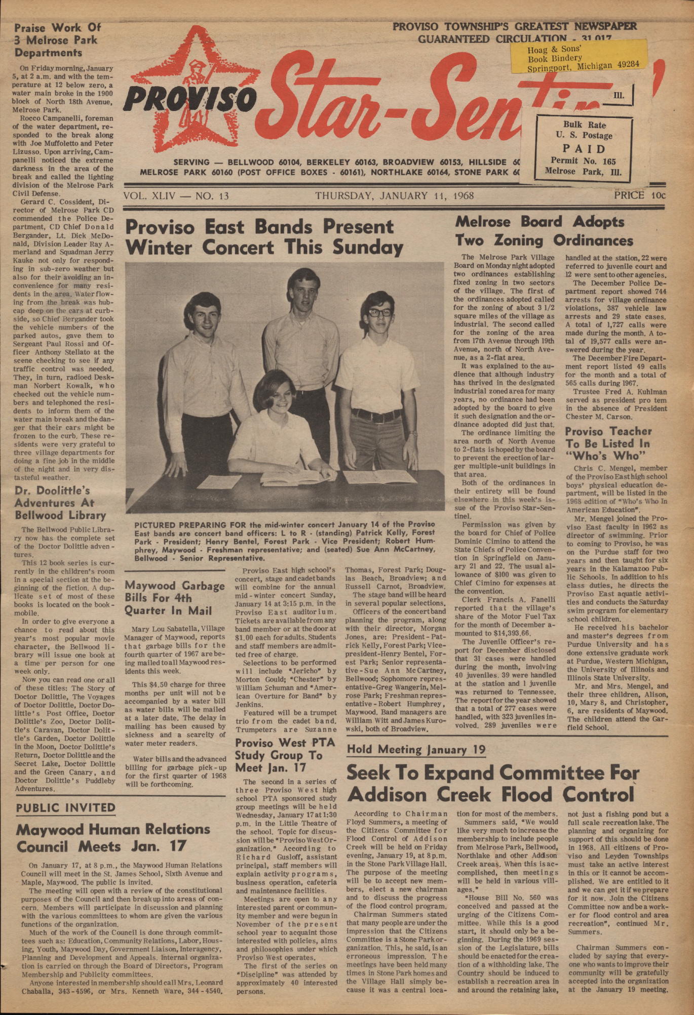 Proviso Star-Sentinel – 19680111