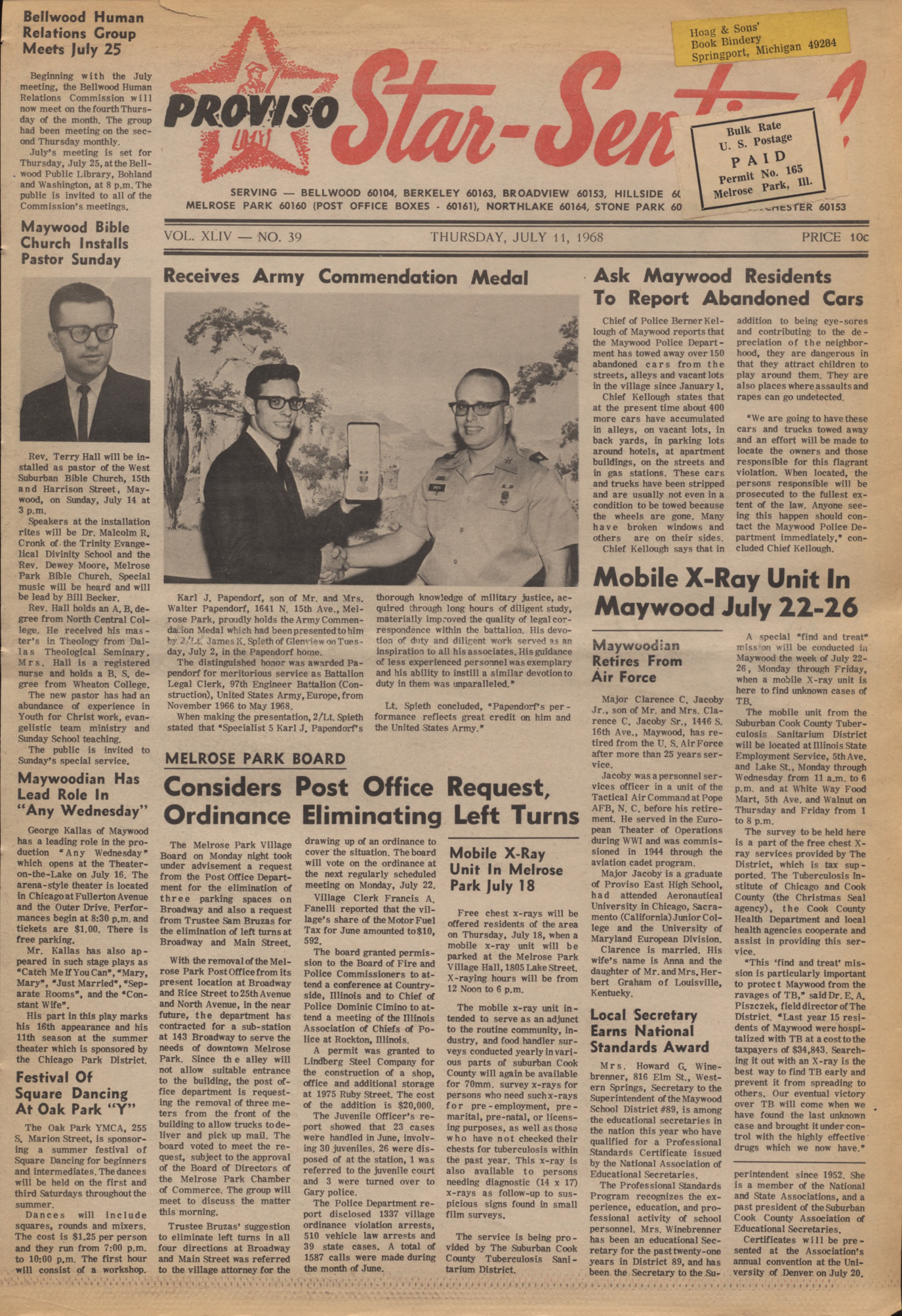 Proviso Star-Sentinel – 19680711