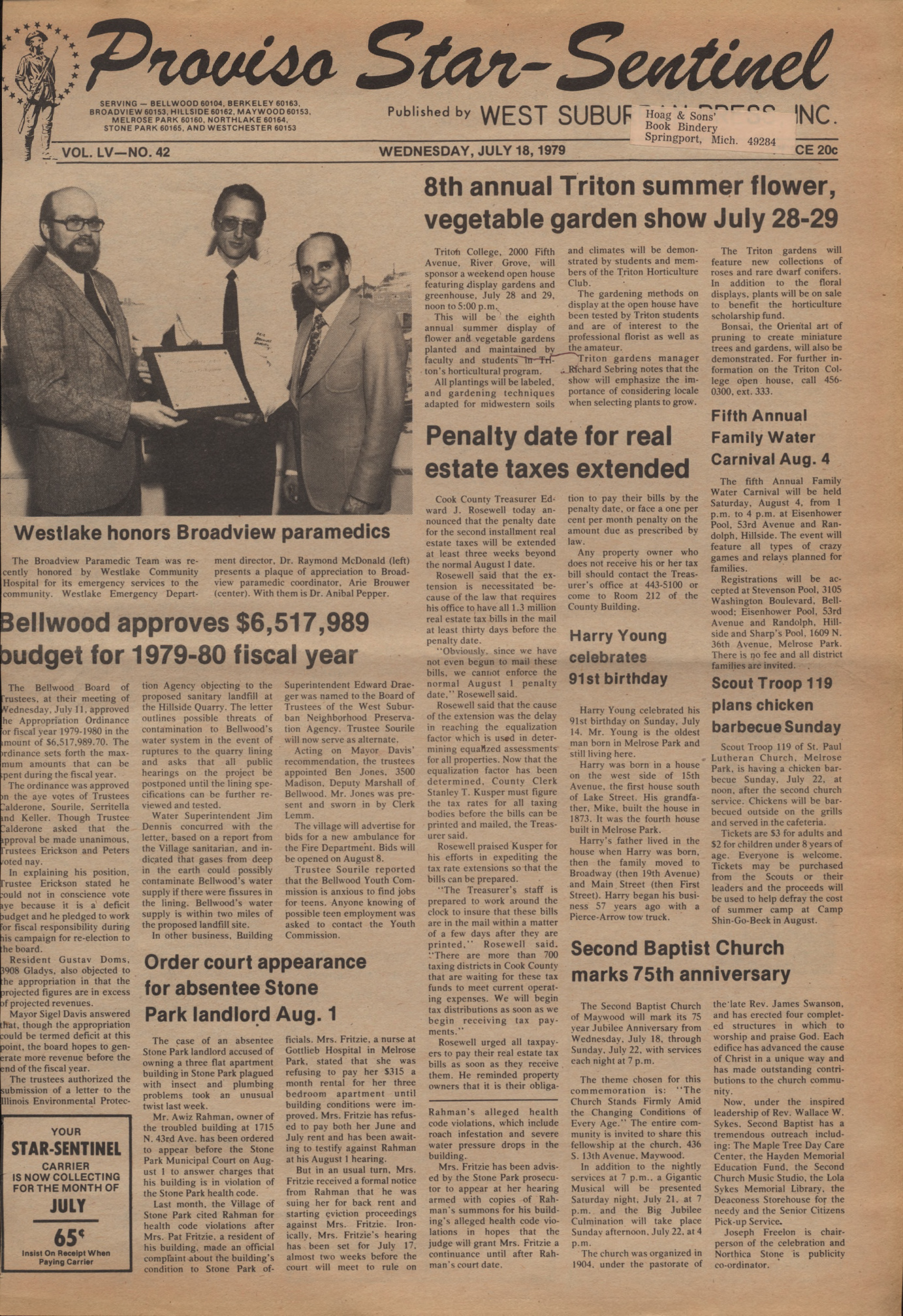 Proviso Star-Sentinel – 19790718