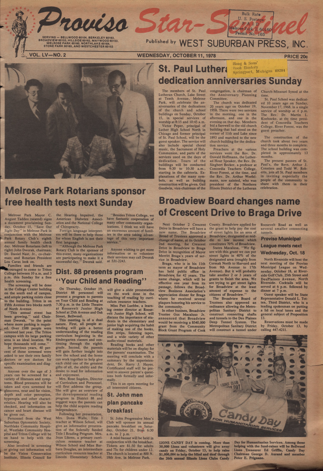 Proviso Star-Sentinel – 19781011
