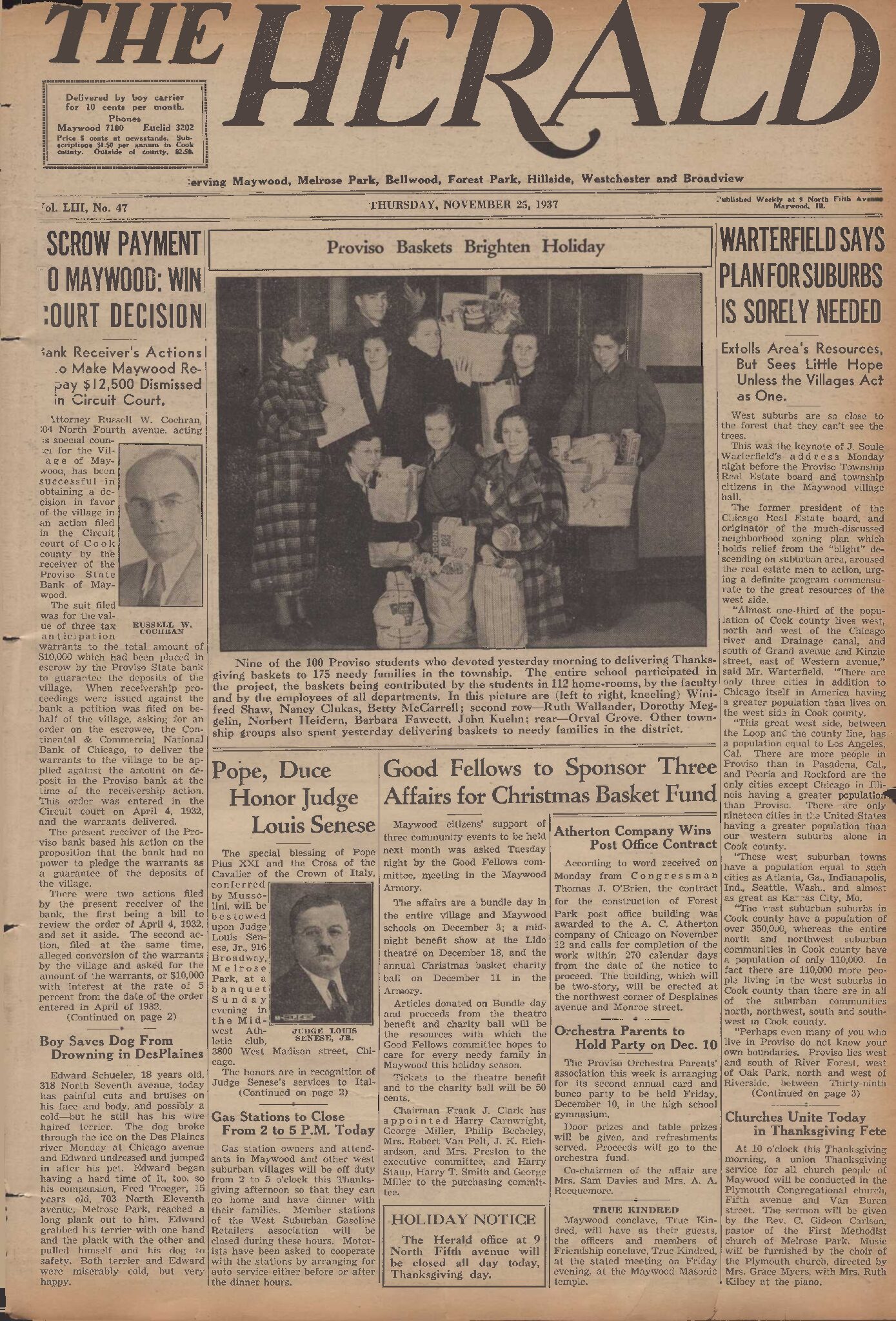 The Herald – 19371125