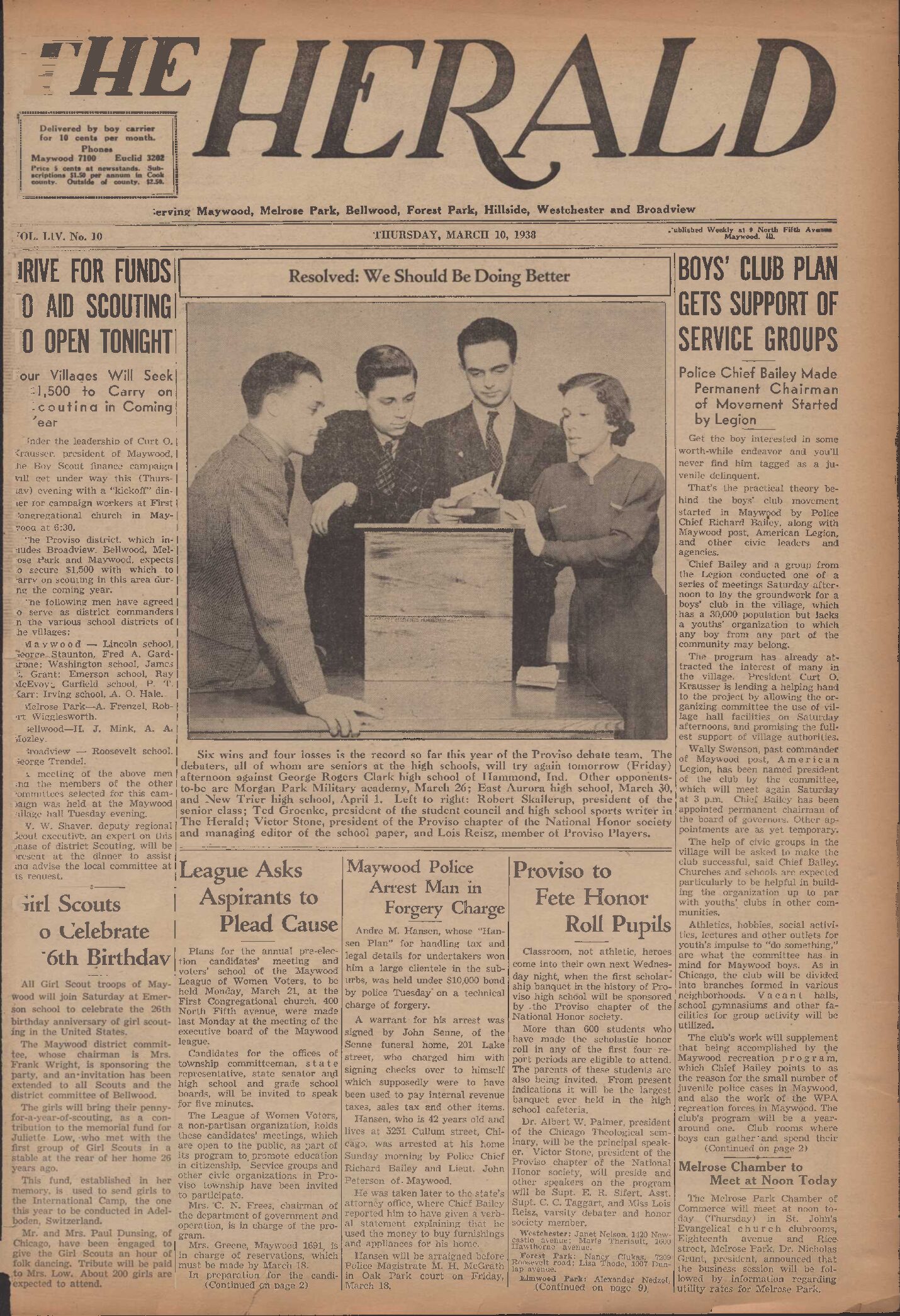 The Herald – 19380310