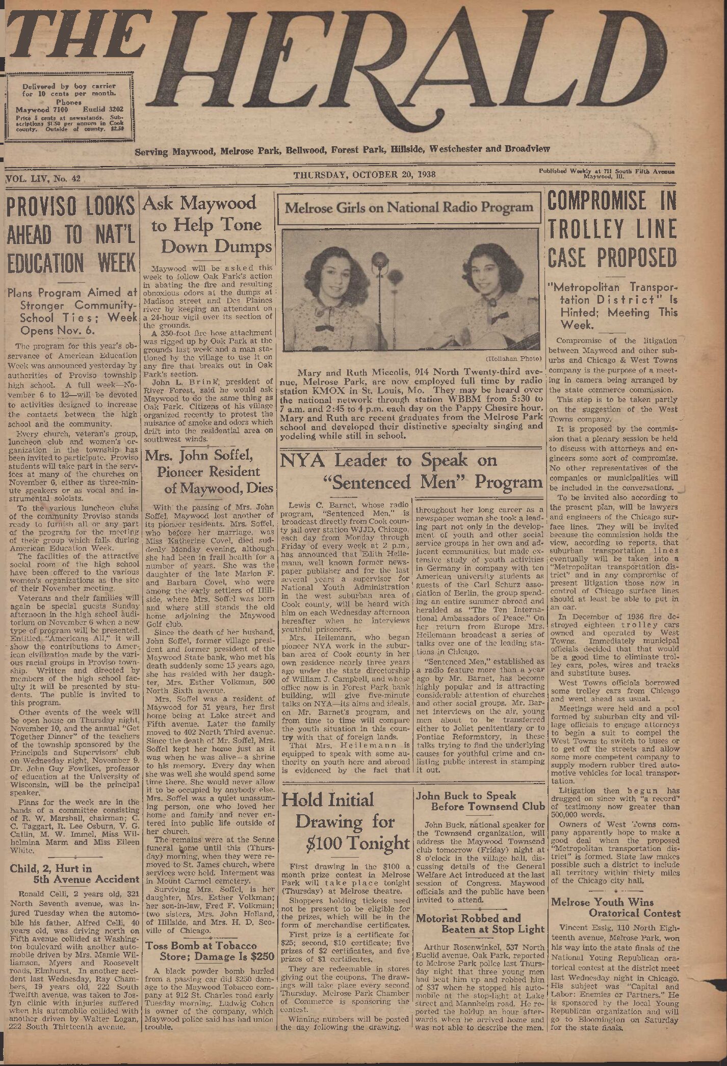 The Herald – 19381020