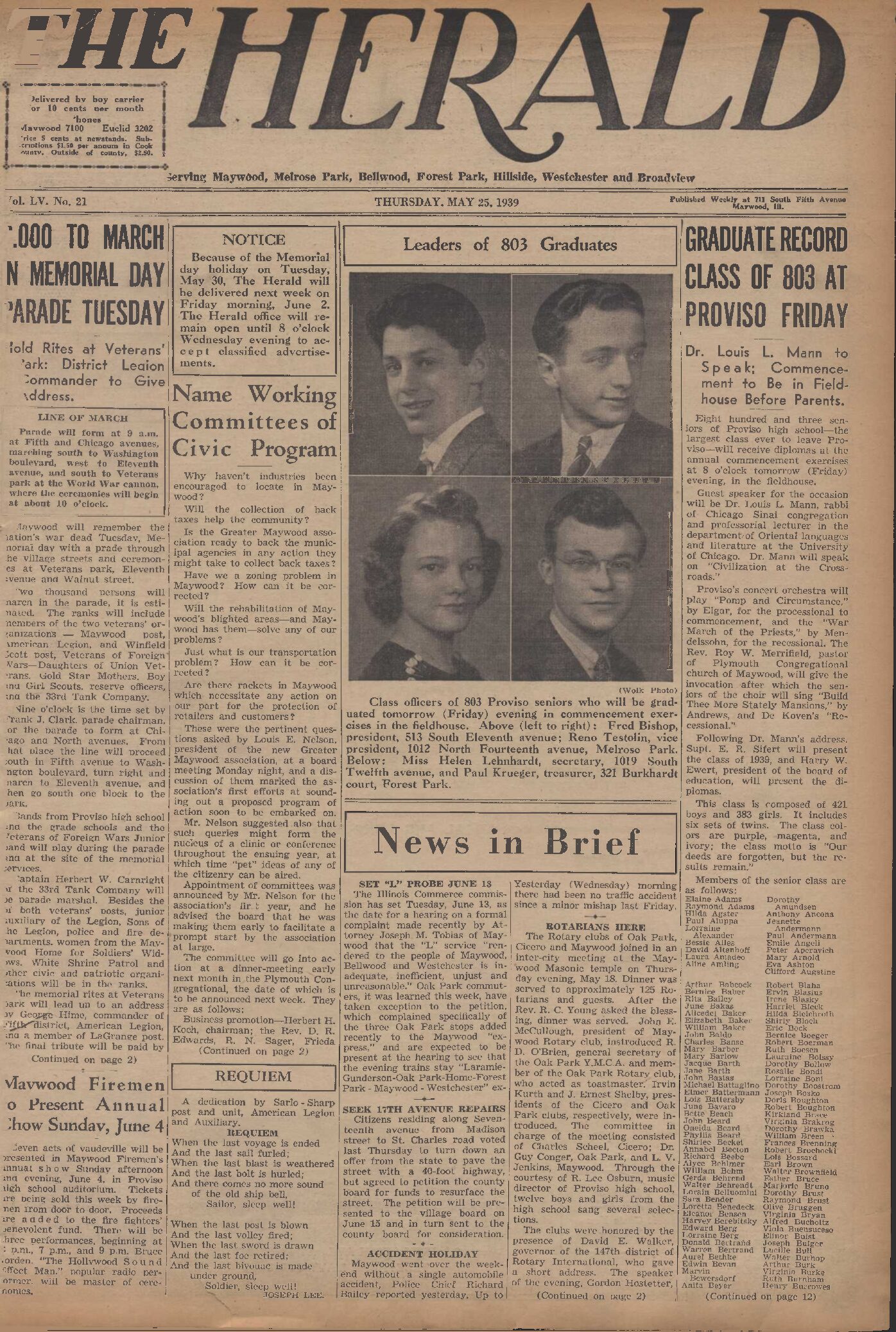 The Herald – 19390525